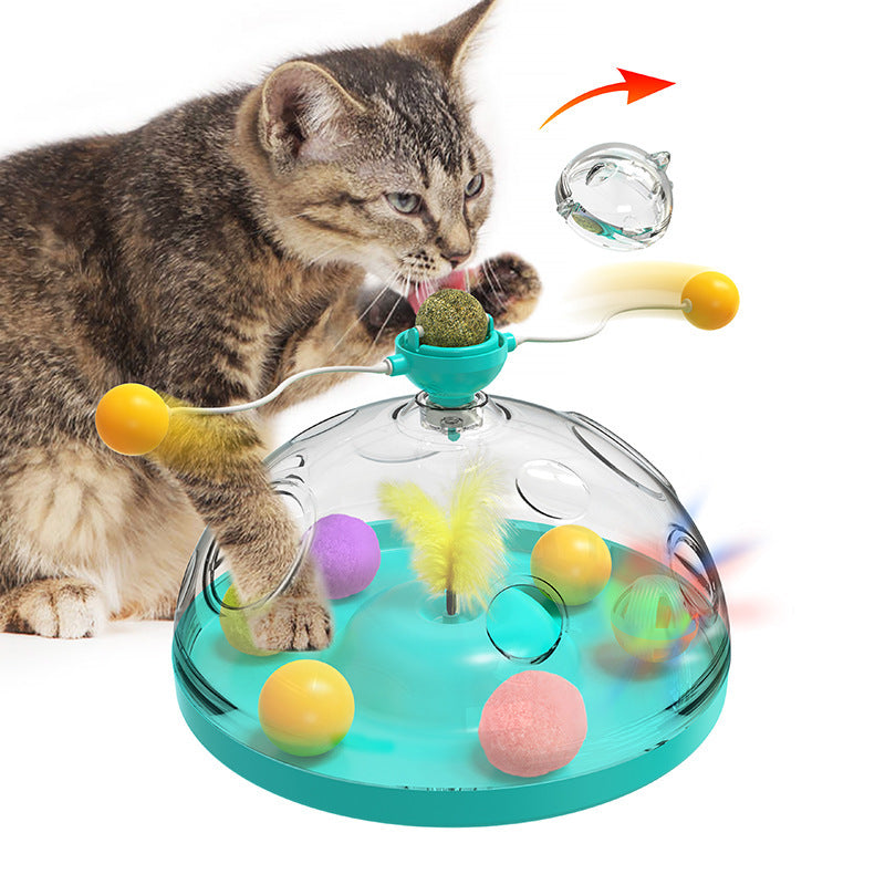 Meows Windmill Funny Cat Toys Interactive