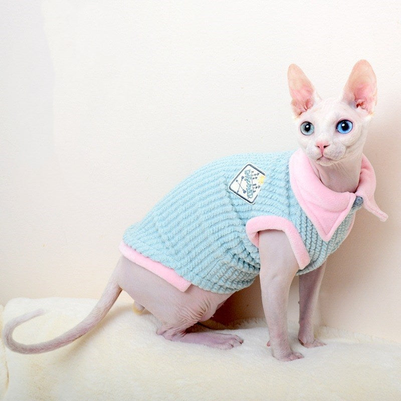 Cat autumn and winter clothes hairless cat clothes