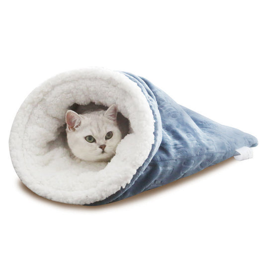 Cat Nest Christmas Plus Soft Nest Cat Sleeping Bag