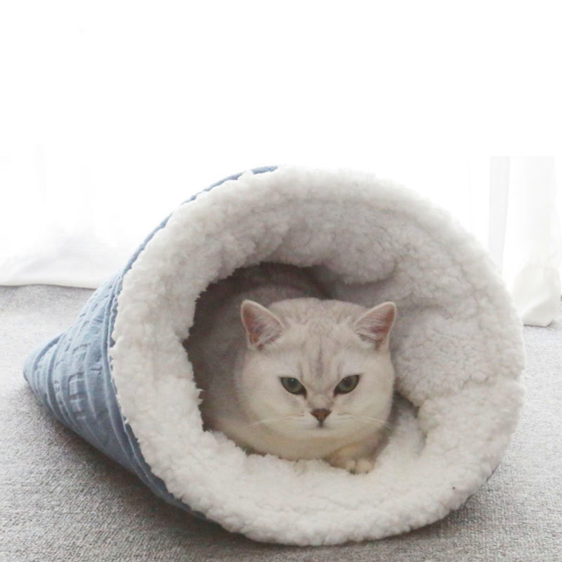 Cat Nest Christmas Plus Soft Nest Cat Sleeping Bag