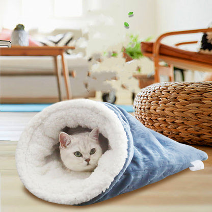 Cat Nest Christmas Plus Soft Nest Cat Sleeping Bag