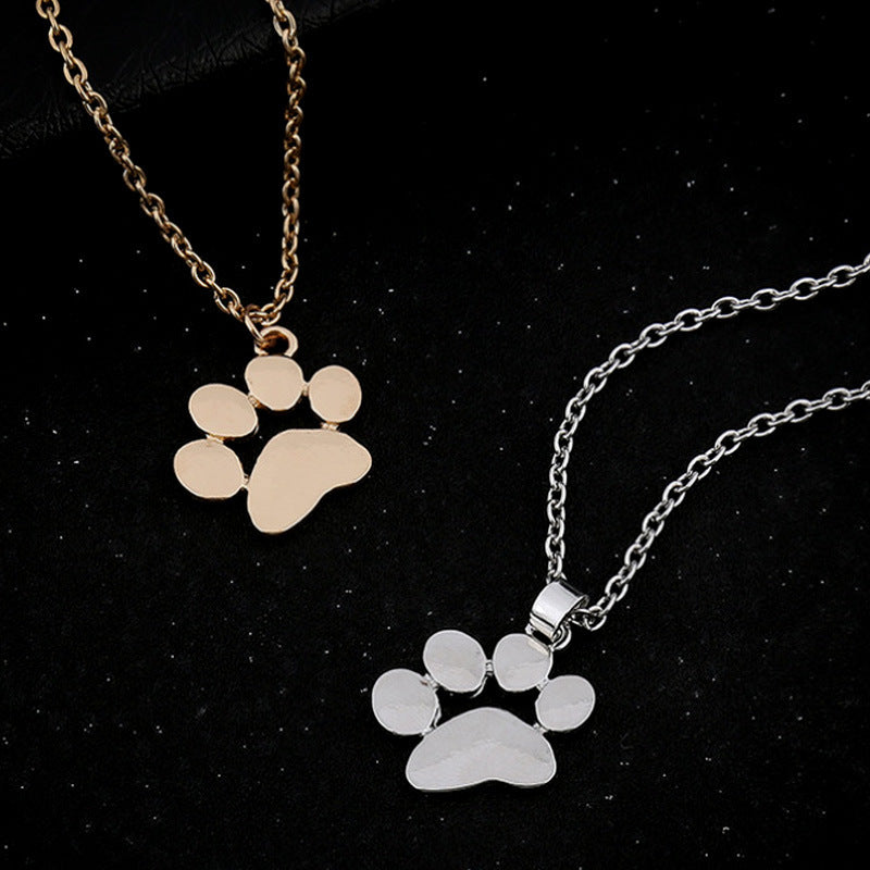 Cute Animal Cat Paw Paw Necklace