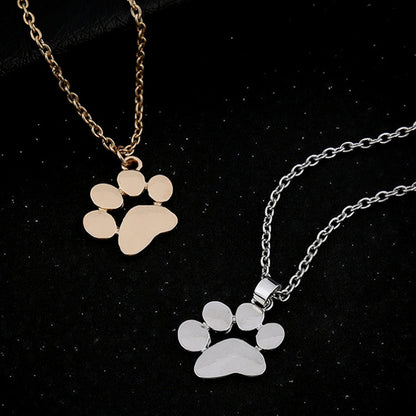 Cute Animal Cat Paw Paw Necklace