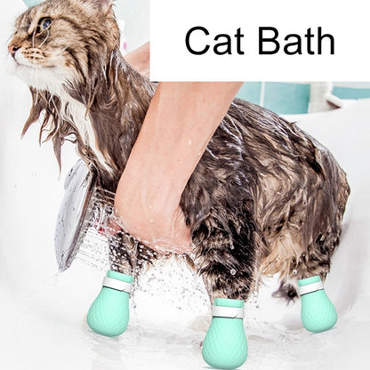 Wash cat feet set cat bath supplies hold cat artifact