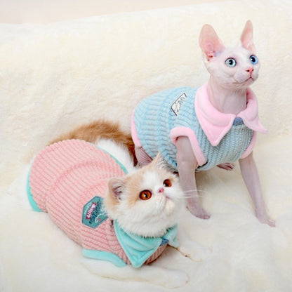 Cat autumn and winter clothes hairless cat clothes