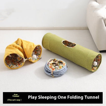 Pet Cat Tunnel Self-Hi Relief Toy