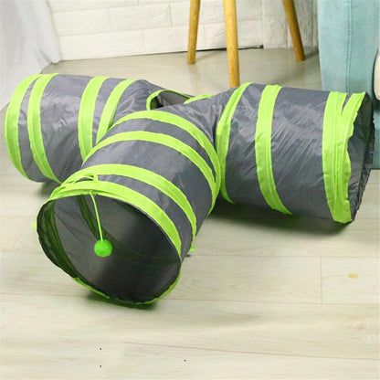 Collapsible cat tunnel