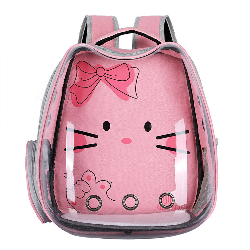 Cat Bag Transparent Outgoing Bag Portable Cat