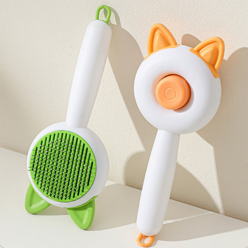 Pet Dog Brush Cat Comb Self Cleaning