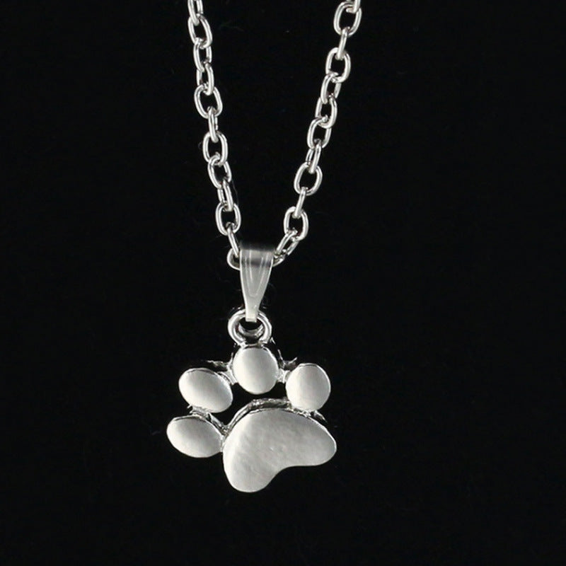 Cute Animal Cat Paw Paw Necklace