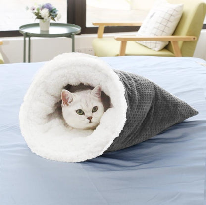 Cat Nest Christmas Plus Soft Nest Cat Sleeping Bag