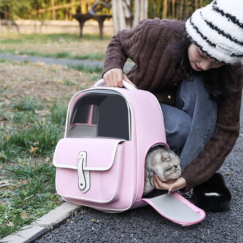 Simple Cat Bag Good-looking Outing Portable Portable Cat Backpack