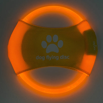 Dog Flying Discs Light Glowing LED LuminousTrainning