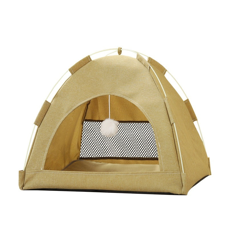 Cathouse Doghouse Breathable Tent Nest Indoor Outdoor Universal Pet Room