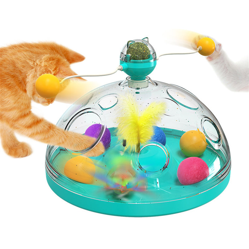 Meows Windmill Funny Cat Toys Interactive