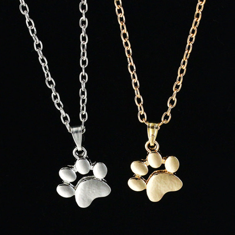 Cute Animal Cat Paw Paw Necklace