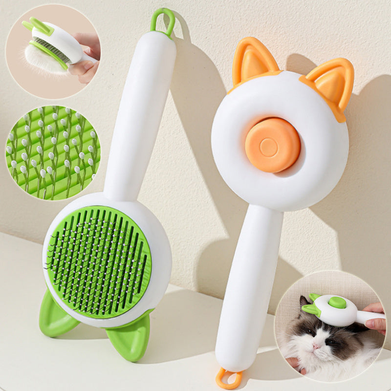 Pet Dog Brush Cat Comb Self Cleaning