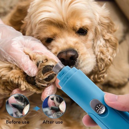 Pet Nail Grinder Electric Nail Polisher For Pet Dog Claw Trimmer Pet Nail Cutter Pet Trimmer Pet Clippers Pet Electric Grooming Toll Pet Nail Trimmer Pet Supplies